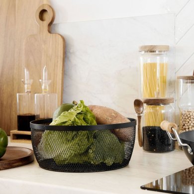 Кошик Homla GRIDIO 26x10 см | Чорний - 5 Кошик Homla GRIDIO 26x10 см | Чорний 213213 фото - 5