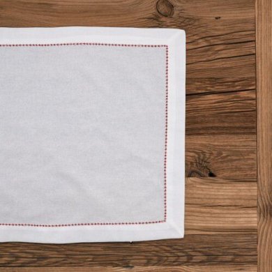 Дорожка Duka Riviera | Белый / Красный 1219218 фото - 3