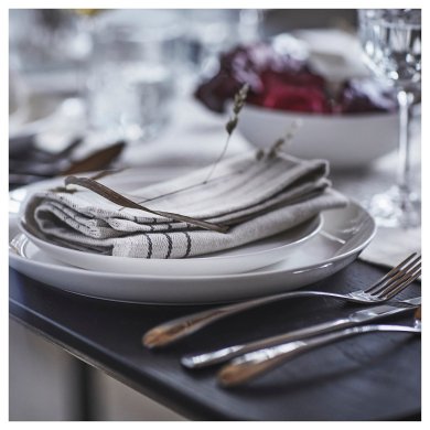 IKEA Набор салфеток VARARV 35х35 см 4 шт Бежевый (ИКЕА ВАРАРВ) 30545863 фото - 2