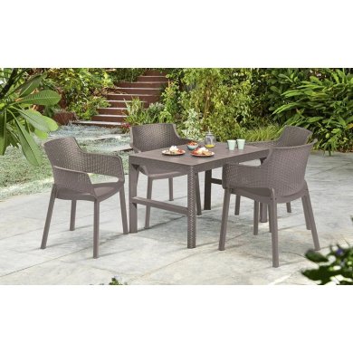 Комплект садових меблів Keter EVA/LYON Капучино 004489 фото - 7