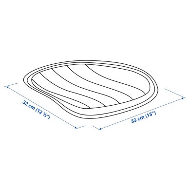 IKEA Подушка на стілець PYNTEN Бірюзовий (ИКЕА ПИНТЕН) 90538826 фото - 12