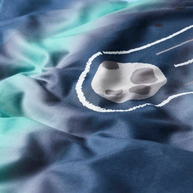 Комплект постельного белья AFTONSPARV 150х200 см Принт - 5 IKEA Комплект постельного белья AFTONSPARV 150х200 см Принт (ИКЕА АФТОНСПАРВ) 20554037 фото - 5