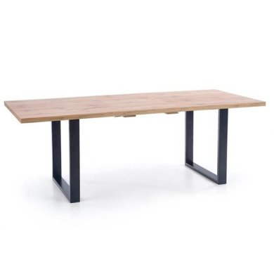 Розкладний обідній стіл Halmar VENOM Дуб вотан - 8 Розкладний обідній стіл Halmar VENOM Дуб вотан V-PL-VENOM_135-185-ST фото - 8