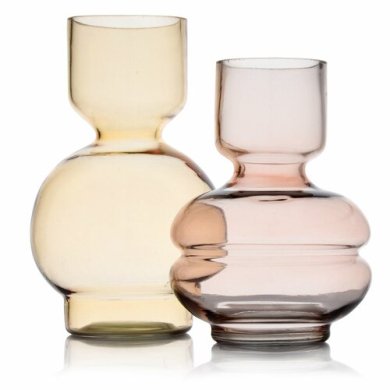 Ваза Duka Glass 15 см | Рожевий 2221154 фото - 2