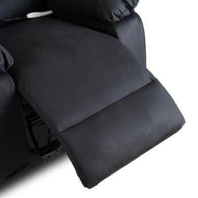 Крісло м'яке розкладне масажне з реклайнером Mebel Elit BRUCE Чорний ME.BRUCE/CZ/E/FW фото - 13