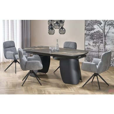 Обеденный стул поворотный Halmar K570 Пепельный - 3 Обеденный стул поворотный Halmar K570 Пепельный V-CH-K/570-KR-POPIELATY фото - 3