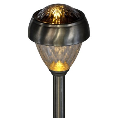 Світильник на сонячній батареї Garden Line LEYA Сріблястий SOL4238 фото - 4