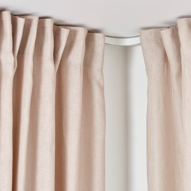 Угловой профильный карниз VIDGA 140+12+140 см Белый - 5 IKEA Угловой профильный карниз VIDGA 140+12+140 см Белый (ИКЕА ВИДГА) 69428226 фото - 5