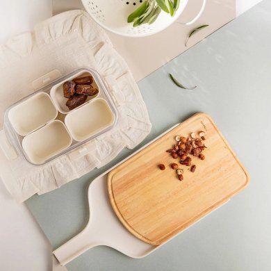 Разделочная доска с подносом Homla LENGO Дерево 242528 фото - 6