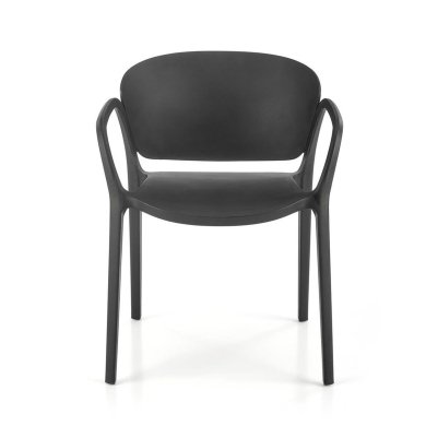 Садовий стілець Halmar K491 Чорний V-CH-K/491-KR-CZARNY фото - 2