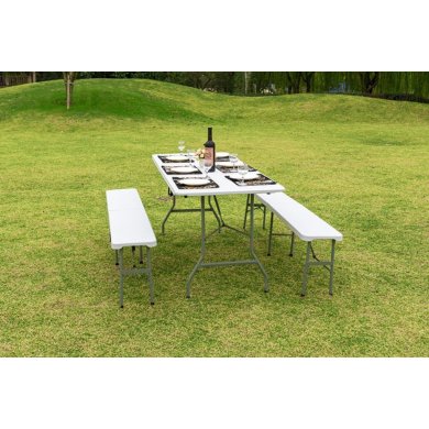 УЦІНКА Складаний туристичний стіл Kontrast PARTY 180 см Білий brak/5.04.27390 фото - 16
