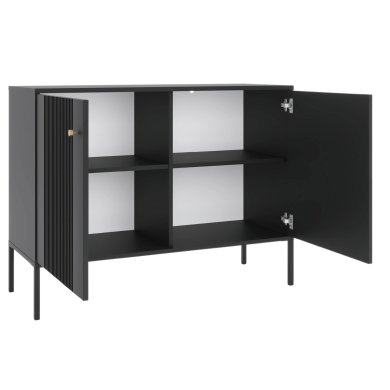 Комод Mebel Elit SOFT Черный W.ISEO/CZ/KOM2D фото - 2