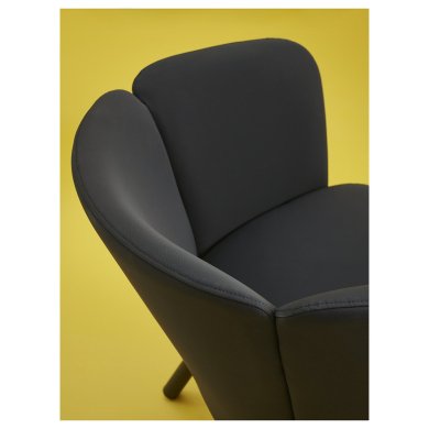 IKEA Крісло м'яке HERRAKRA Чорний (ИКЕА ЭРРАКРА) 20535548 фото - 6