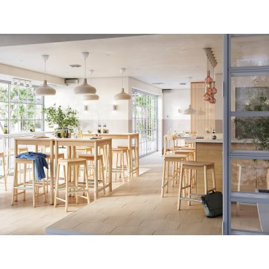 IKEA Барный табурет RONNINGE Дерево (ИКЕА РОННИНГЕ) 60512899 фото - 9