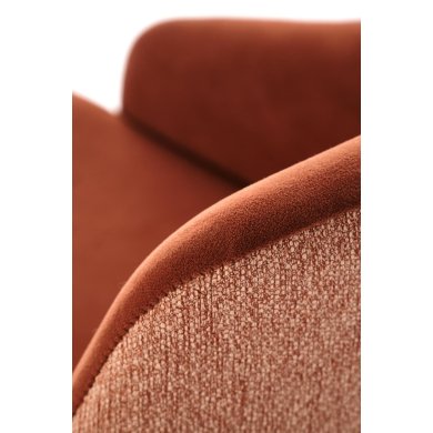 Обеденный стул поворотный Halmar MALAGA Корица V-PL-N-MALAGA-MAVEL44/STELAR54 фото - 8