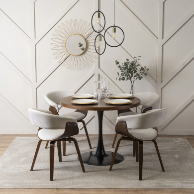 Обеденный стул Mebel Elit GARY Welur Бежевый - 5 Обеденный стул Mebel Elit GARY Welur Бежевый ME.GARY/BZ/O/V/DG/K фото - 5