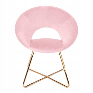 Обідній стілець Homla JARED Welur Світло-рожевий 163210 фото - 3