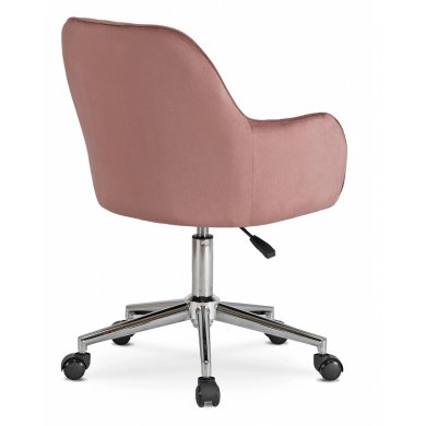 Офисное кресло Mebel Elit TOM Welur Розовый - 3 Офисное кресло Mebel Elit TOM Welur Розовый ME.TOM/R/CH/V/FO фото - 3