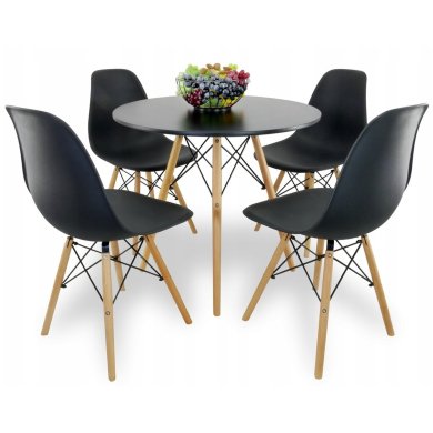 Обідній стіл Chomik Чорний FAT1187 фото - 8