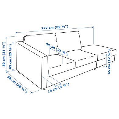 IKEA VIMLE (ИКЕА ВИМЛЕ) 29306665 фото - 2