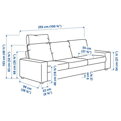 VIMLE - 8 IKEA VIMLE (ИКЕА ВИМЛЕ) 59401425 фото - 8