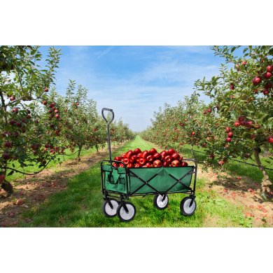 Складная садовая тележка Garden Line 145 л Зеленый - 9 Складная садовая тележка Garden Line 145 л Зеленый WOZ5168 фото - 9