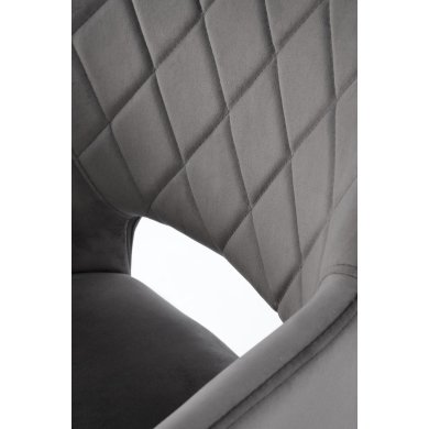 Обідній стілець поворотний Halmar K535 Попелястий V-CH-K/535-KR-POPIELATY фото - 9