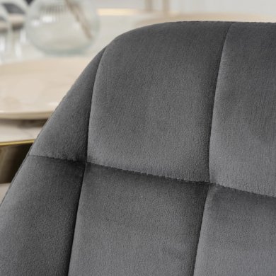 Обідній стілець Mebel Elit LUCKY Welur Сірий ME.LUCKY/P/ZL/V/K фото - 9