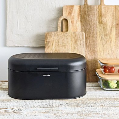 Хлібниця Homla ENIZE 33x18x15 см Чорний - 4 Хлібниця Homla ENIZE 33x18x15 см Чорний 224181 фото - 4