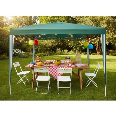 Садова альтанка Garden Line 2,5x2,5 м Зелений TUN5767 фото - 3