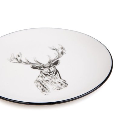 Десертна тарілка Homla REINDEER 19 см Принт 218916 фото - 3