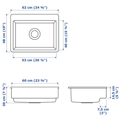 Мойка HAVSEN - 12 IKEA Мойка HAVSEN (ИКЕА ХАВСЕН) 19253714 фото - 12