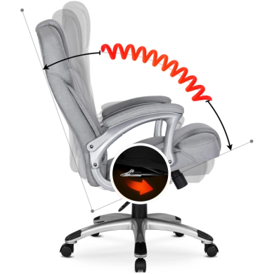 Офісне крісло Mebel Elit BARNI 2 Сірий - 6 Офісне крісло Mebel Elit BARNI 2 Сірий ME.BARNI2/P/T/FO фото - 6