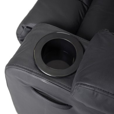Крісло м'яке розкладне масажне з реклайнером Mebel Elit BOX Чорний - 9 Крісло м'яке розкладне масажне з реклайнером Mebel Elit BOX Чорний ME.BOX/CZ/E/FW фото - 9