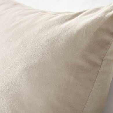 IKEA Декоративная наволочка SANELA 50х50 см Светло-бежевый (ИКЕА SANELA) 90321030 фото - 2