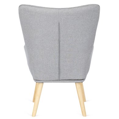 Крісло м'яке з підставкою Mebel Elit LOZANO 2 Сірий ME.LOZANO2/P/DK/T/FW фото - 5