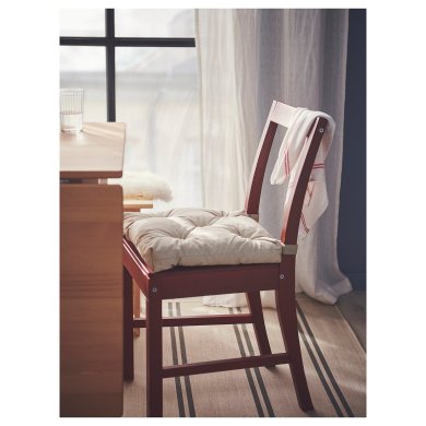 IKEA Подушка на сиденье MALINDA Светло-бежевый (ИКЕА МАЛИНДА) 10209202 фото - 8
