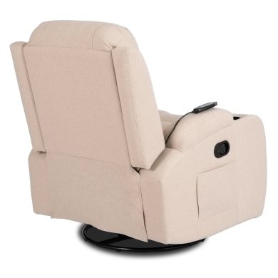 Кресло мягкое раскладное массажное с реклайнером Mebel Elit BOX 2 Бежевый - 7 Кресло мягкое раскладное массажное с реклайнером Mebel Elit BOX 2 Бежевый ME.BOX2/BZ/T/FW фото - 7