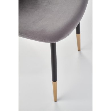 Обеденный стул Halmar K-379 Welur Серый V-CH-K/379-KR-POPIEL фото - 7