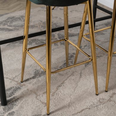 Барный стул Mebel Elit ARIEL Welur Зеленый - 10 Барный стул Mebel Elit ARIEL Welur Зеленый ME.ARIEL/Z/ZL/V/H фото - 10