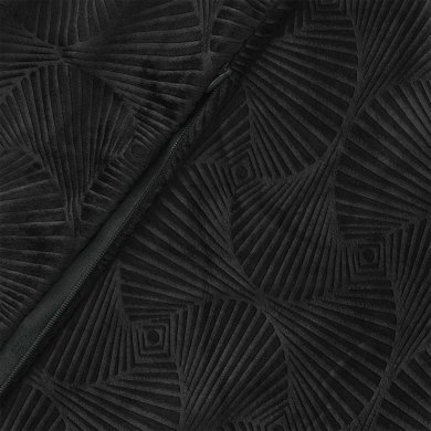 Декоративная наволочка Homla KVET 45х45 см Черный 208238 фото - 5