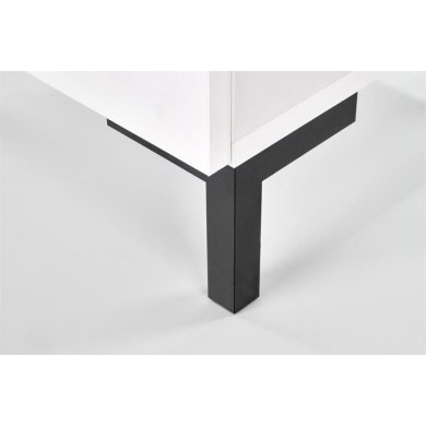 Тумба нічна Halmar Silvia | Білий чорний V-PL-SILVIA-SZAFKA_N-BIAŁY/CZARNY фото - 7