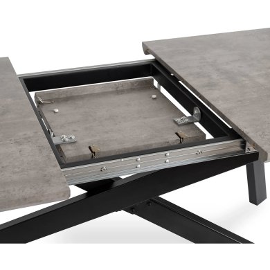 Розкладний обідній стіл Mebel Elit HAMILTON Бетон - 6 Розкладний обідній стіл Mebel Elit HAMILTON Бетон ME.HAMILTON/BET/S фото - 6