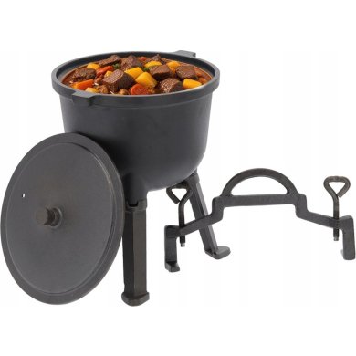 Чугунный котелок Garden Line 5 л Серый BBQ3703 фото - 3