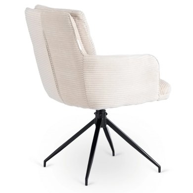 Обеденный стул поворотный Mebel Elit AKITA Velvet Кремовый ME.AKITA/KR/SZTR/K фото - 4