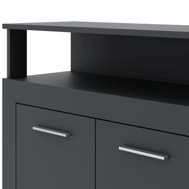 Комод Mebel Elit BLAGO Антрацит W.LUNA/ANT/ANT/KOM4D4S фото - 6