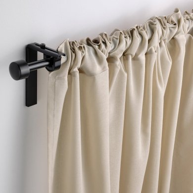 IKEA Шторы ROSENROBINIA 145x300 см 2 шт Бежевый (ИКЕА РОЗЕНРОБИНИЯ) 30564856 фото - 3
