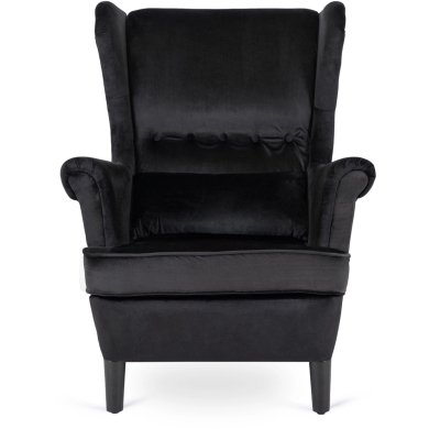 Крісло м'яке Mebel Elit KLARIS 2 Welur Чорний ME.KLARIS2/CZ/V/FW фото - 3