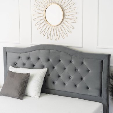 Ліжко Mebel Elit APOLLO Welur 160x200 см Сірий - 7 Ліжко Mebel Elit APOLLO Welur 160x200 см Сірий ME.APOLLO/160/CP/V/LOZ фото - 7