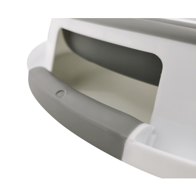 Складаний кошик для білизни Kontrast 24 л Білий Kuc000028 фото - 7